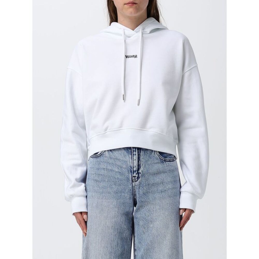 Disclaimer Sweatshirt Woman White 1